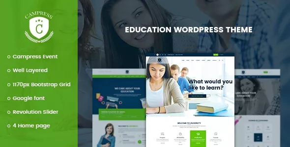 Campress v1.31 - Responsive Education WordPress Theme