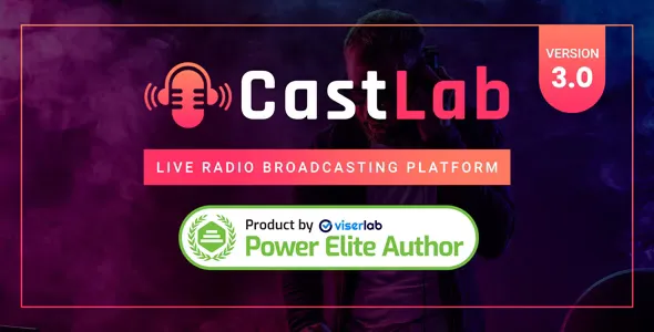 CastLab v3.0 - Live Radio Broadcasting Platform