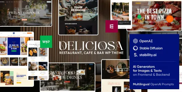 Deliciosa v1.5.0 - Restaurant & Cafe WordPress Theme