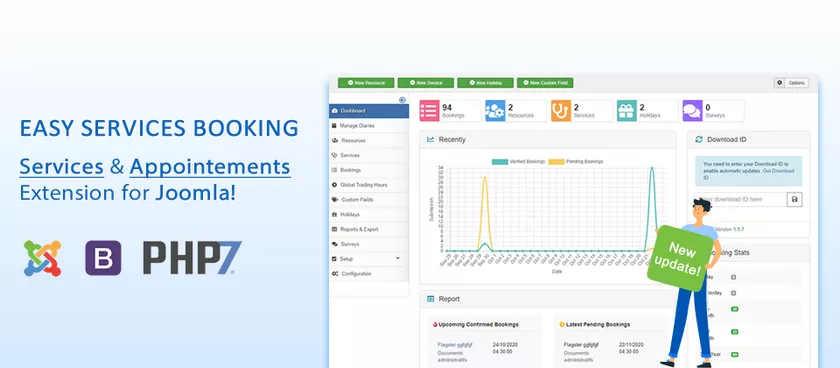 Easy Services Booking - Book Appointements for Joomla