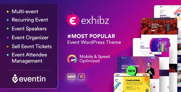 Exhibz - Event Conference WordPress Theme