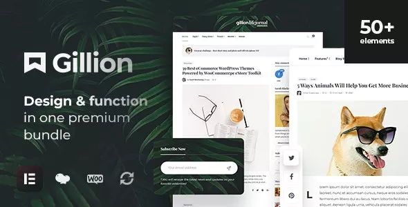 Gillion - Multi-Concept Blog/Magazine & Shop WordPress AMP Theme