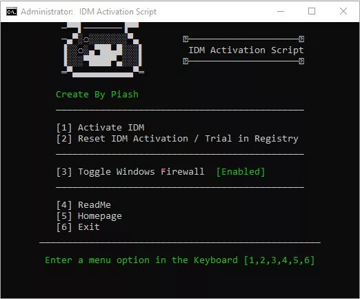 IDM Activation Script (IAS)