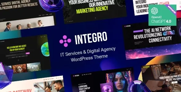 Integro - IT Services & Digital Agency WordPress Theme