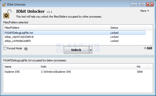 IObit Unlocker Portable