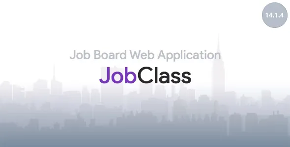 JobClass v14.1.4 - Job Board Web Application