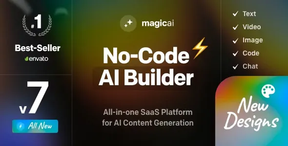 MagicAI - OpenAI Content, Text, Image, Chat, Code Generator as SaaS