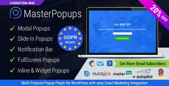 Master Popups - Popup Plugin for WordPress & Popup Editor