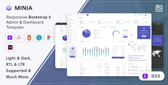 Minia v2.3.0 - Bootstrap 5 Admin & Dashboard Template