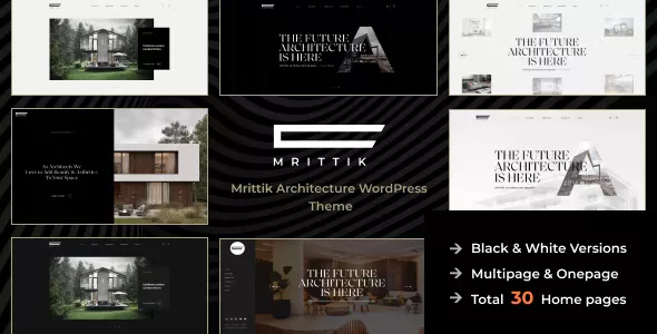 Mrittik v1.0.3 - Architecture and Interior Design Theme