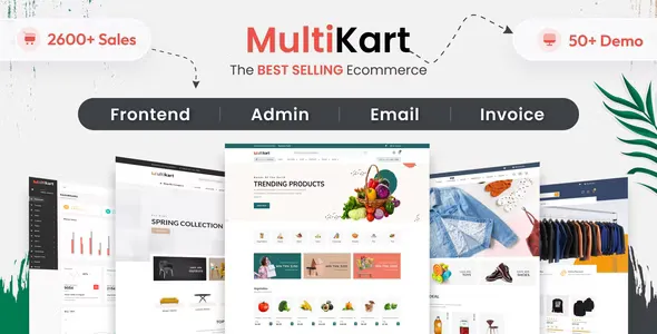 Multikart - eCommerce HTML + Admin + Email + Invoice Template