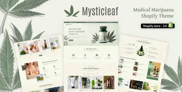 Mysticleaf - Medical Marijuana Shopify Store