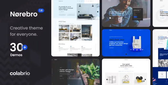 Norebro v1.6.4 - Creative Portfolio Theme for Multipurpose Usage