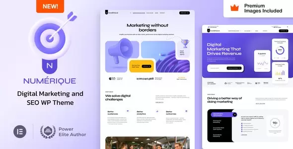 Numérique - SEO Digital Marketing WordPress Theme