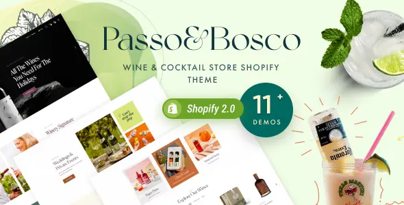 Passo Bosco v2.0 - Wine Shop and Planter Store Shopify Theme