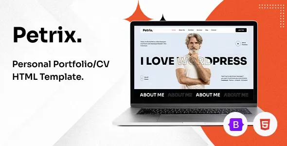 Petrix - Personal Portfolio/CV HTML Template