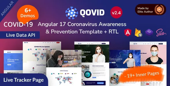 Qovid - Angular 11 Coronavirus Medical Prevention