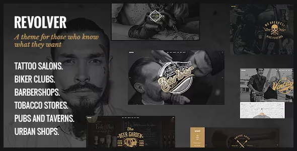 Revolver v1.9 - Tattoo Studio and Barbershop Theme