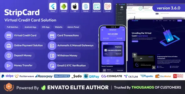 StripCard v3.6.0 - Virtual Credit Card Solution