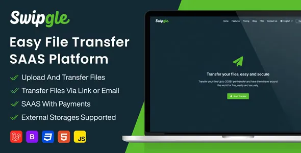 Swipgle - Easy File Transfer (SAAS)