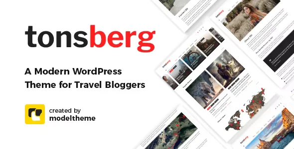 Tonsberg v1.5 - A Modern WordPress Theme for Travel Bloggers