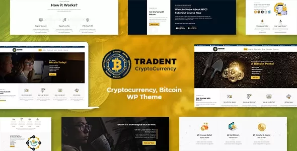 Tradent v2.8 - Cryptocurrency, Bitcoin WordPress Theme