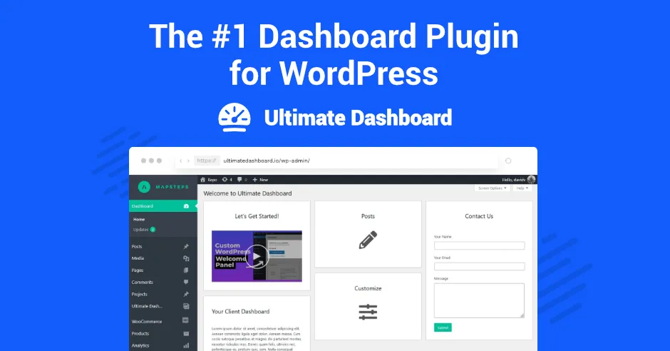 Ultimate Dashboard Pro v3.10.1 - Customize and Simplify Admin WordPress Dashboard