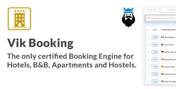 Vik Booking v1.16.9 - Joomla Booking System & Hotel Extension