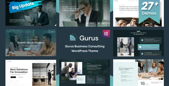 Gurus - Business Consulting WordPress Theme