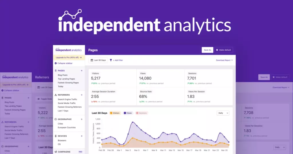 Independent Analytics Pro - Google Analytics Alternative for WordPress