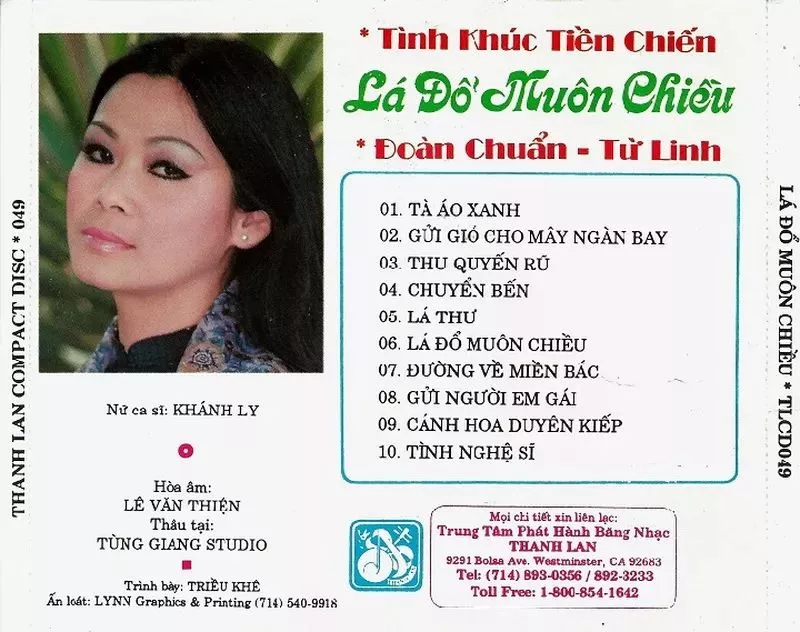 Khánh Ly - Lá Đổ Muôn Chiều 1995