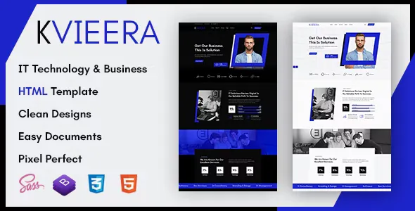 Kvieera - IT Technology & Business HTML Template