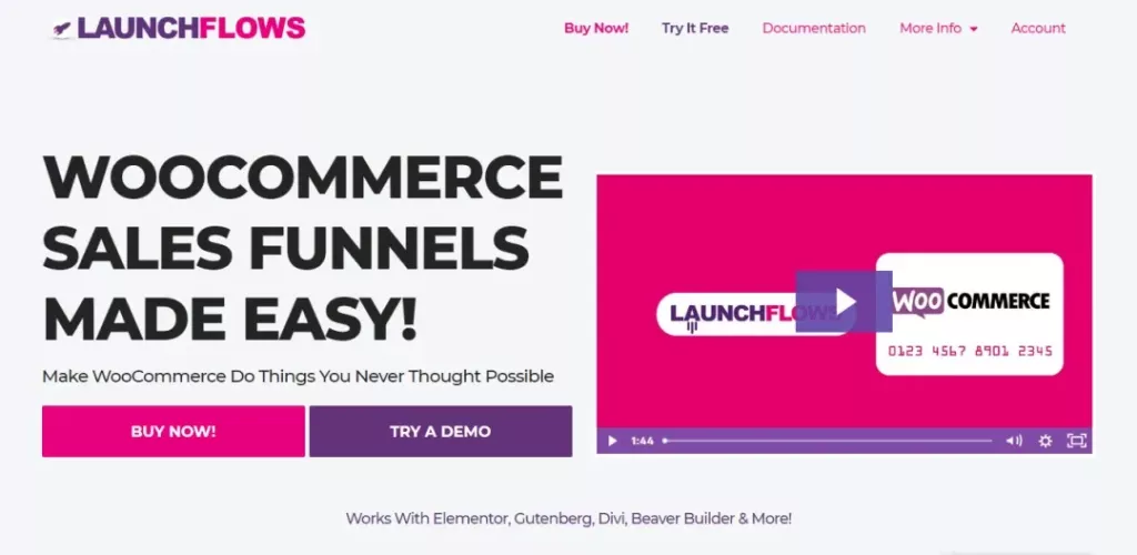 LaunchFlows - WooCommerce Sales Funnels Made Easy