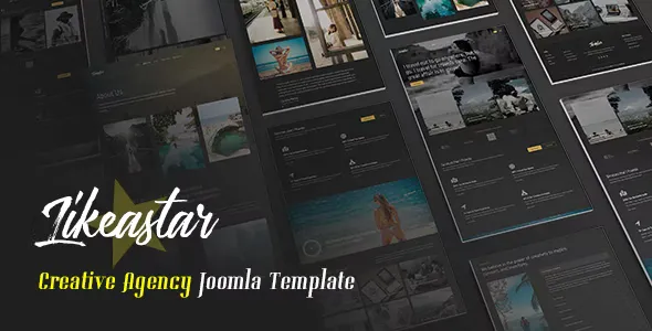 Like a Star - Creative Agency Joomla Template