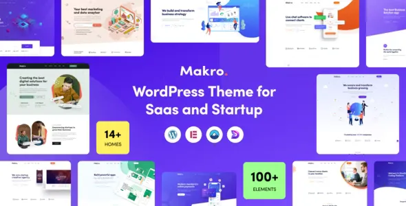 Makro - WordPress Theme for Saas & Startup