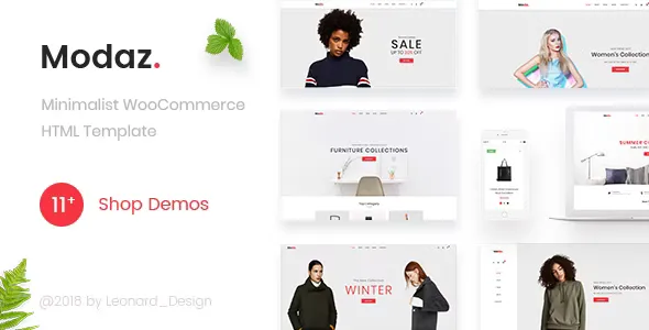 Modaz - Minimalist eCommerce HTML Template