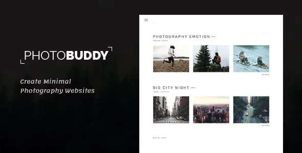 PhotoBuddy - Photography HTML Template