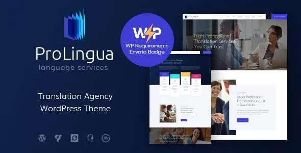 ProLingua - Translation Bureau & Interpreting Services WordPress Theme