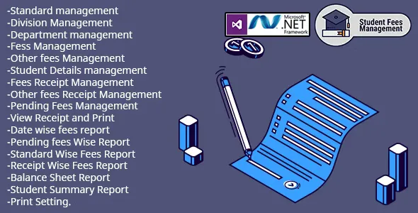 School Fees Management - Useful for Tuition, Classes, Education Center, Academy, Coaching Center