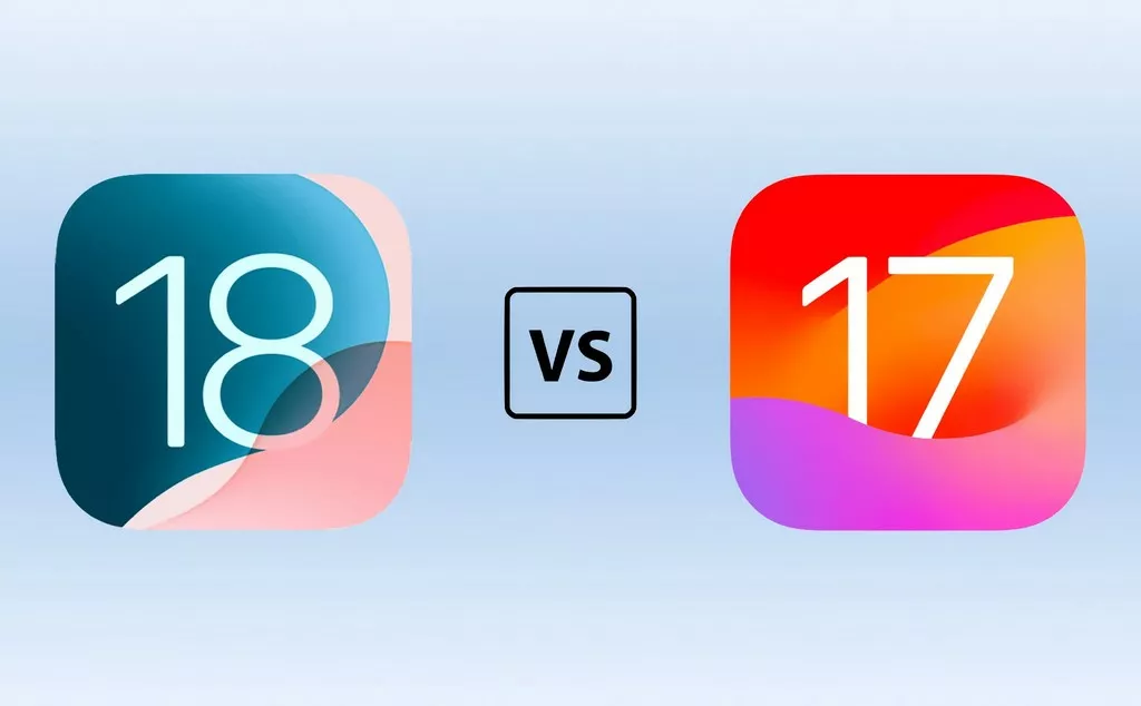 So sánh giao diện iOS 18 và iOS 17