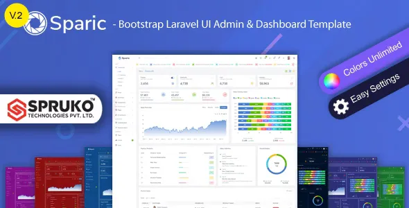 Sparic - Laravel Admin Dashboard Template