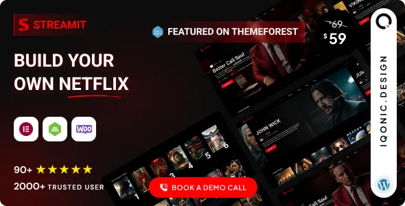 Streamit - Video Streaming WordPress Theme + RTL