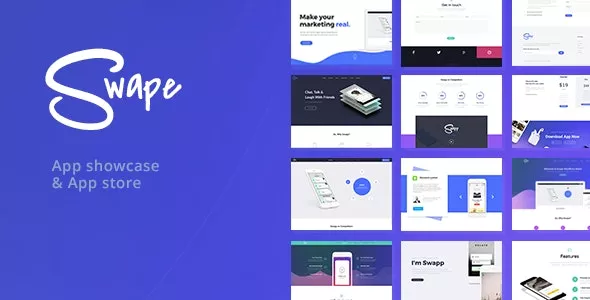 Swape - App Showcase &App Store WordPress Theme