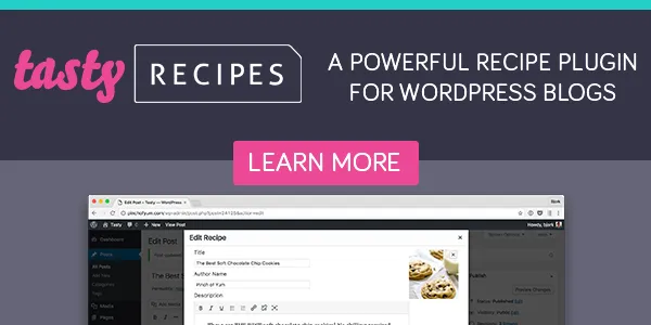 Tasty Recipes - The Best WordPress Recipe Plugin for Bloggers