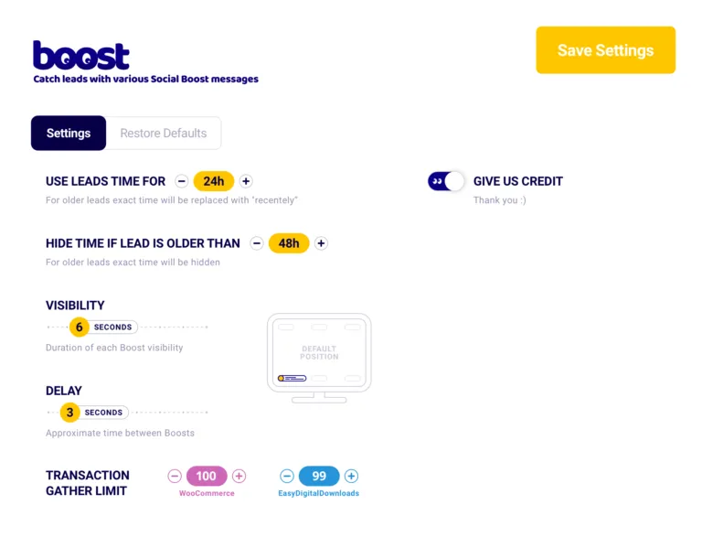 The Boost Plugin - Boost Your Conversion with Social Proof