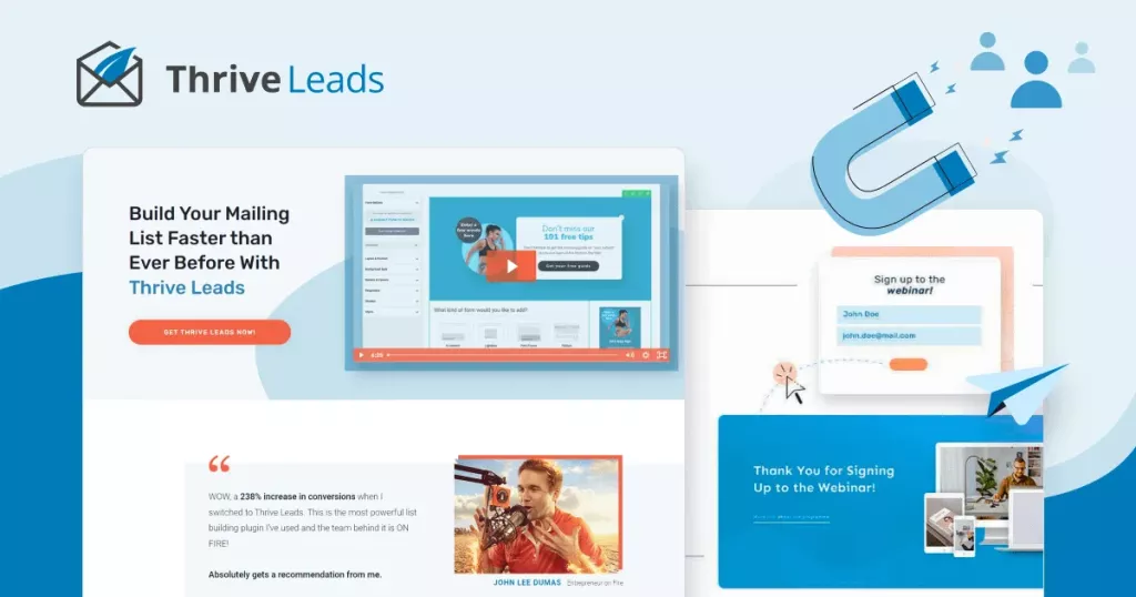 Thrive Leads - Ultimate List Building Plugin for WordPress