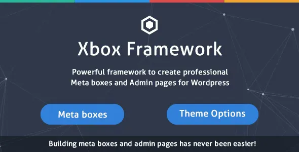 Xbox Framework - Custom Fields & Options Plugin for WordPress