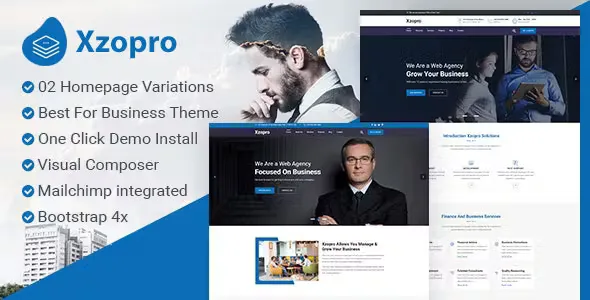 Xzopro - Finance And Business Consulting WordPress Theme