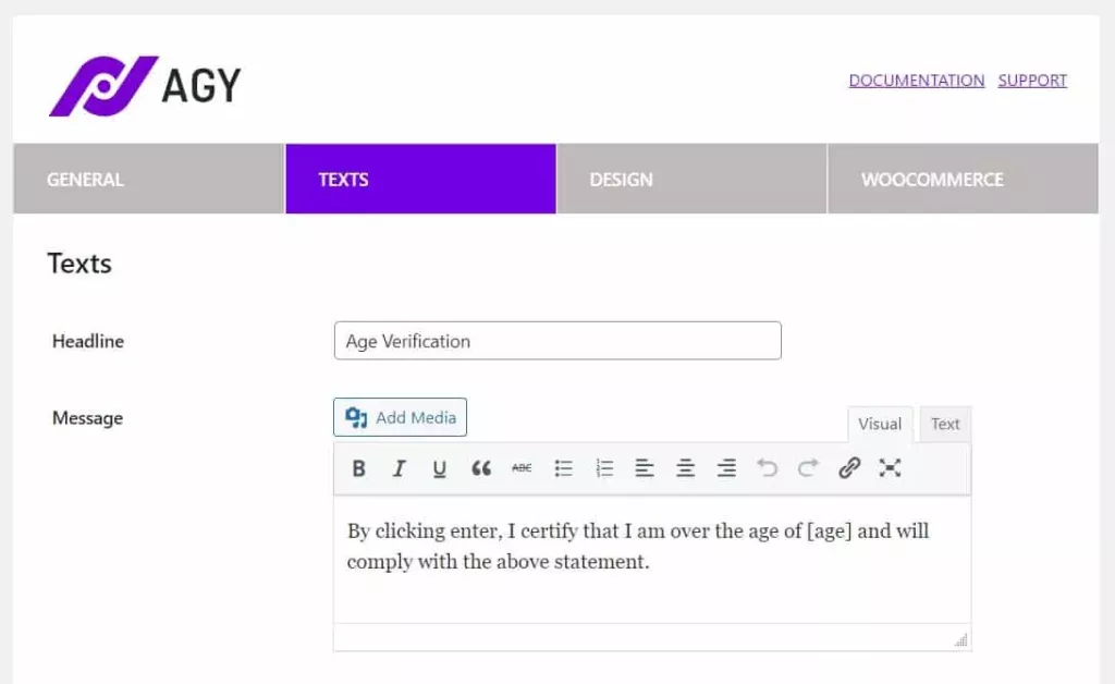 Agy Premium - Age Verification for your WooCommerce Store