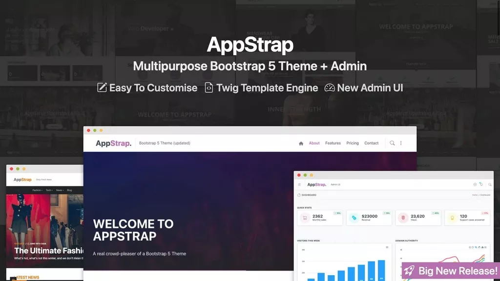 AppStrap - Multipurpose Bootstrap 5 Theme + Admin UI